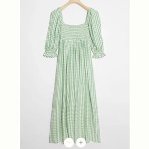 Faithfull the Brand Lilou Smocked Maxi Dress